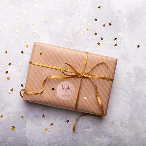 Funwaltiles Thank You For Supporting My Small Business 500Pcs Gift Decoration Envelop Seals Roll Labels Sticker Round 1.5" #TOP3