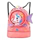 Borsa da spiaggia impermeabile per bambini regolabile con coulisse con scarpiera portatile animali dei cartoni animati