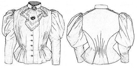 1893 Blouse Waist Pattern