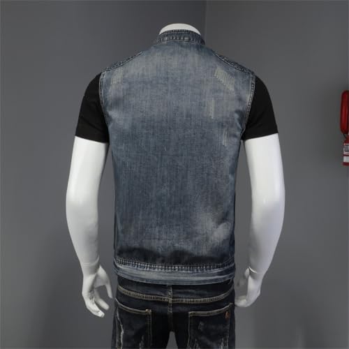 Chaleco de trabajo vaquero elástico para profesionales que buscan ropa cómoda 6