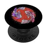taisho sanke koi pesce cultura giapponese yin yang koi carp popsockets popgrip intercambiabile