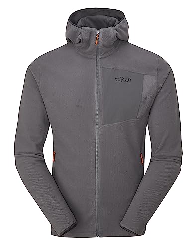 Image of Rab Men's Tecton Hoody - Full-Zip Fleece Jacket for Hiking & Climbing