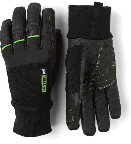 Hestra Fleece Gloves: Epislon Cold Weather Winter Gloves, Black, 8
