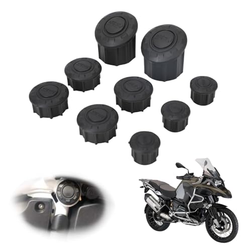Materiale: tappo del foro del telaio, realizzato in materiale plastico ABS di alta qualità per una maggiore durata. Facile installazione senza troppi sforzi. Design elegante e tecnologia superba sono adatti per il tuo R1200gs R1250gs Adventure.