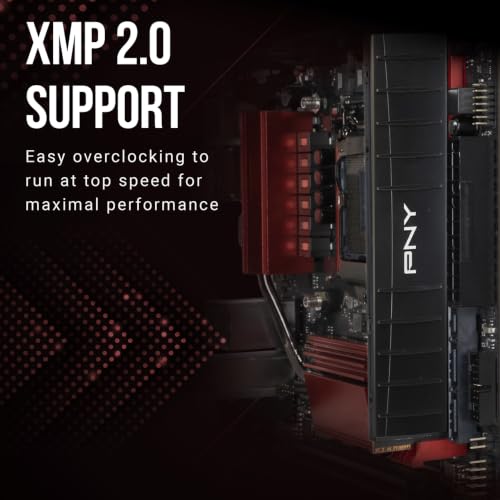 Image of PNY XLR8 Gaming 32GB (2x16GB) DDR4 DRAM 3600MHz (PC4-28800) CL18 1.35V Low Profile Dual Channel Desktop (DIMM) Memory Kit - MD32GK2D4360018LP