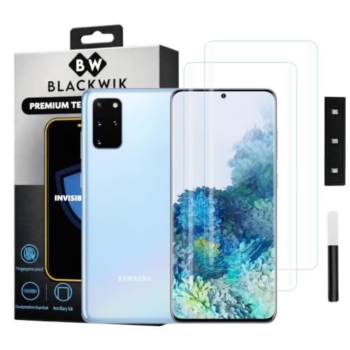 Image of Blackwik UV Curved Tempered Glass for Samsung S20 Plus | 2-Pack