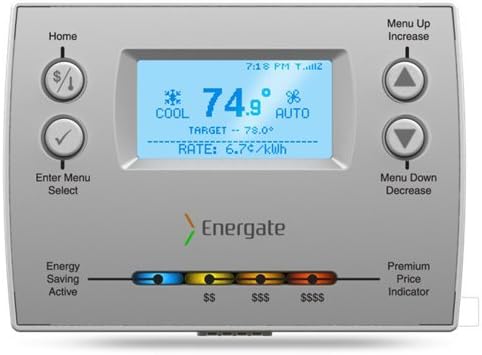 Foundation FZ100 Smart Programmable Communicating Thermostat with Integrated In-Home Display