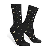 Extensibles et confortables : chaussettes fabriquées en 200 aiguilles, 95 % polyester + 5 % élasthanne, pieds anti-odeurs. Plus confortable et . Chaussettes mi-mollet en polyester adaptées pour le printemps, l'été, l'automne et l'hiver.