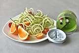 MOOREDLIFE Spiralizer Handheld Vegetable Slicer, 4 in 1 Zucchini Spaghetti Maker Vegetable Zoodle Maker Veggie Spiralizer Spiral Slicer MDHK004-US231205