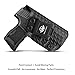 P365 Holster, Carbon Fiber Kydex Holster IWB for sig P365 Holsters - Inside Waistband Holster sig P365 Pistol Gun Case Accessories (Black, Right Hand)