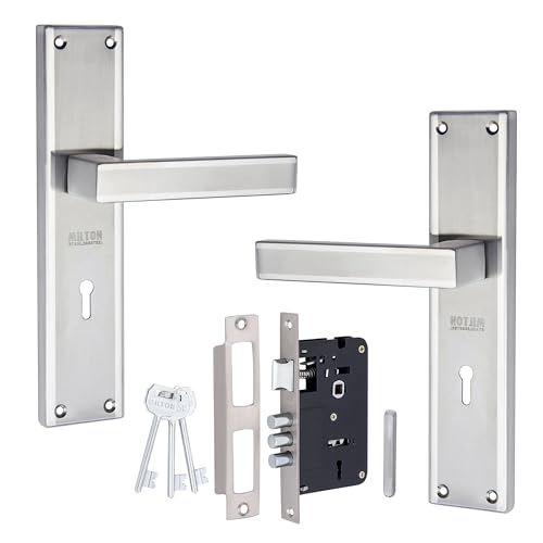 Image of Mortise Lock Set - MSS - SILOVA Two Tone Steel