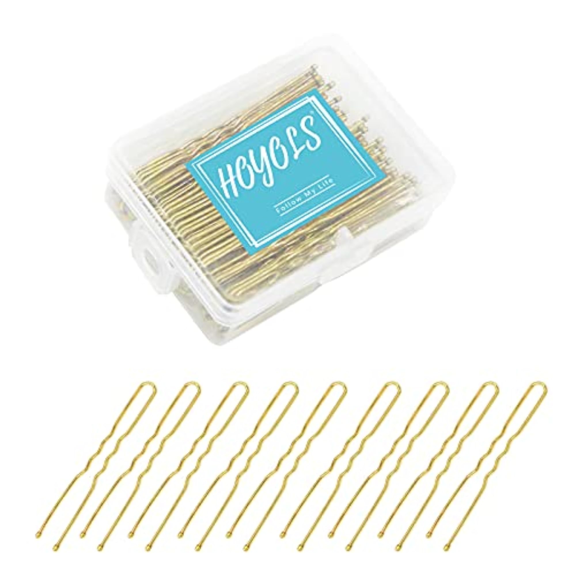 Bobby Pin Blonde, Grip Hairpins, 100 Count