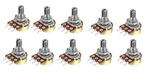 SP A10K ohm potentiometer, single variable resistor (Round) (Pack of 10) (B0CPVVGLC5) Amazon Price History, Amazon Price Tracker