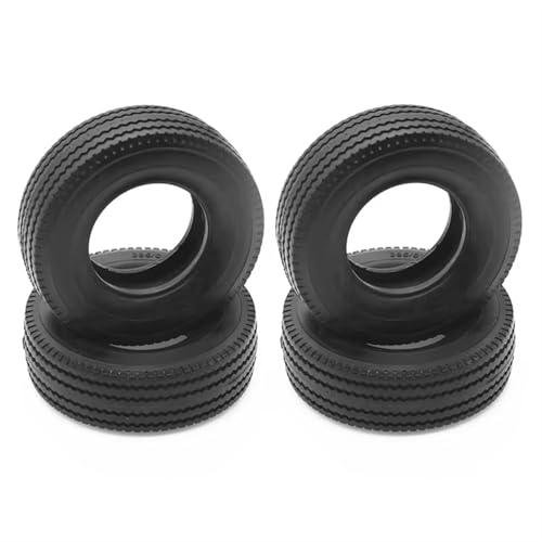 Pneus RC 28mm Tamiya en caoutchouc large pour une adhérence maximale de camion benne