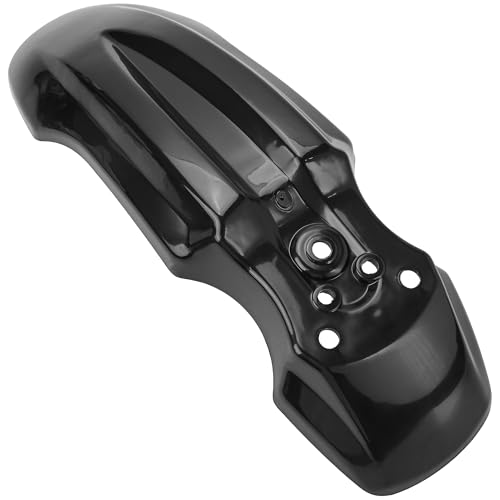 Image of Plastic Motorcycle Front Wheel Mudguard Fender Protector Compatible for CRF50 Style 100-125CC Pit Trail Dirt Bike (1 Pack, Black)