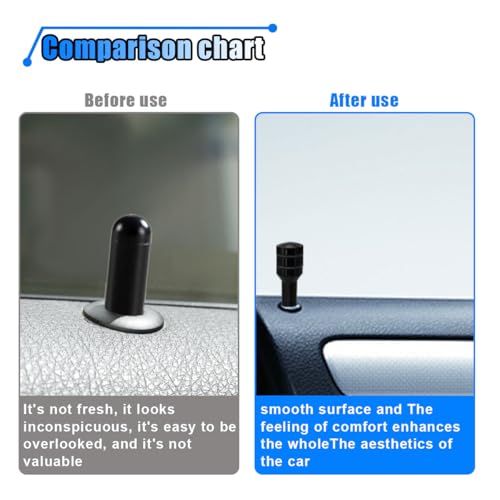 image for LAINLOY 4PCS Car Door Lock Knobs, 1.92
