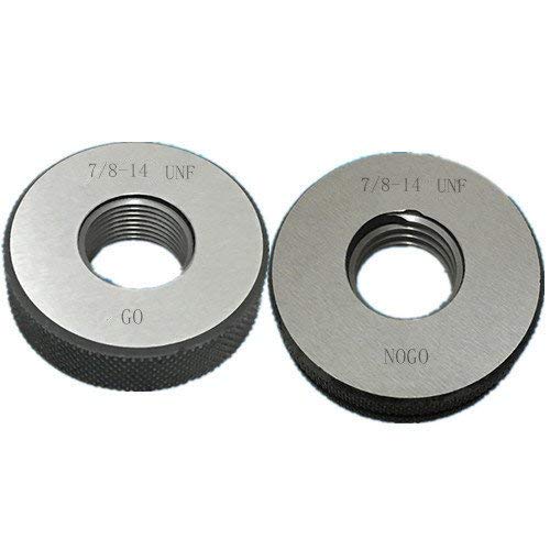 7/8-14 UNF Thread Ring gage 2A GO NOGO with Long Form Calibration Certificate