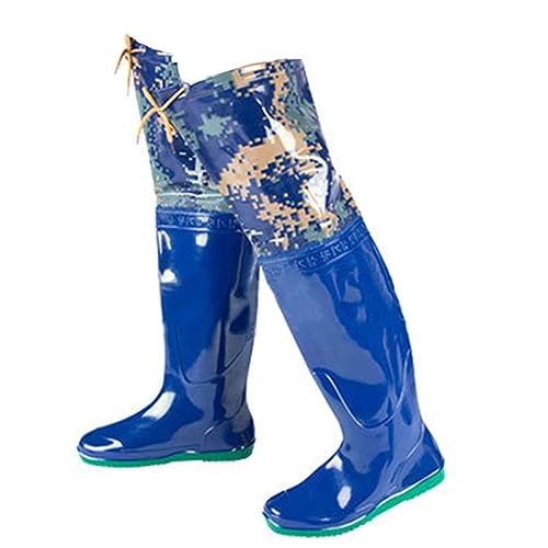 Fishing Waders Hip Waders A 60cm High Wader Crossing The Knee And Buttocks, Waterproof PVC Fishing/transplanting(6)