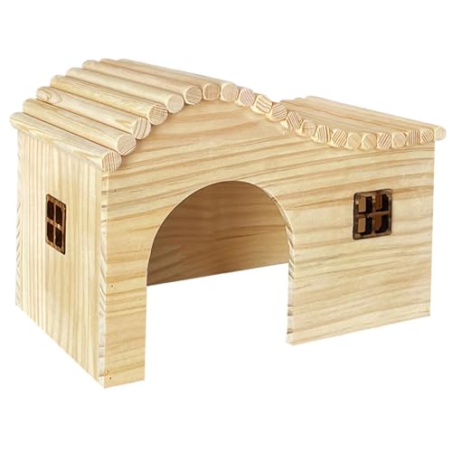 AMSLSIU Accesorios para el hábitat de anidación de hámsteres. Casa pequeña para mascotas, refugio acogedor para exploración lúdica. Jaula de dureza para