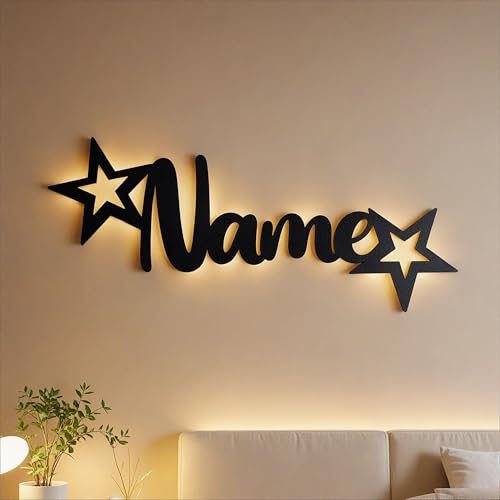 FCLYDER Lámpara de Pared Infantil Personalizada LED, Decoración de Pared para Habitación Infantil, Regalo Original y Decoración para Habitación Infantil, Regalos para Recién Nacidos, Cumpleaños