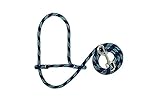 Weaver Leather Average Poly Rope Sheep Halter with Snap, Dark Blue/Turquoise/Reflective