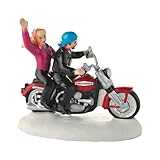 Department 56 Snow Village Always a Fun Time on a Harley Accessory Figurine, 3.54 inch