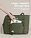 pecute Hundetasche für Kleine Hunde 4kg, Tragetasche Hund Hundetragetasche Leichte, Faltbare Hundetransportbox, Katzen Transporttasche für Unterwegs (Dunkelgrün)