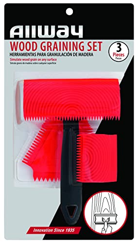 Allway Gt3 3-Piece Wood Graining Set #TOP4