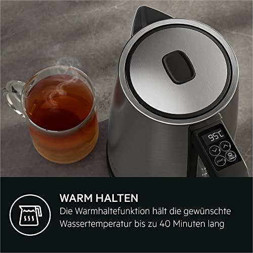 AEG Wasserkocher Deli 5, 2400 Watt, 5 Einstellbare Temperaturstufen, 1,7 l, 3-fache Automatische Sicherheitsabschaltung… – Ansicht 4