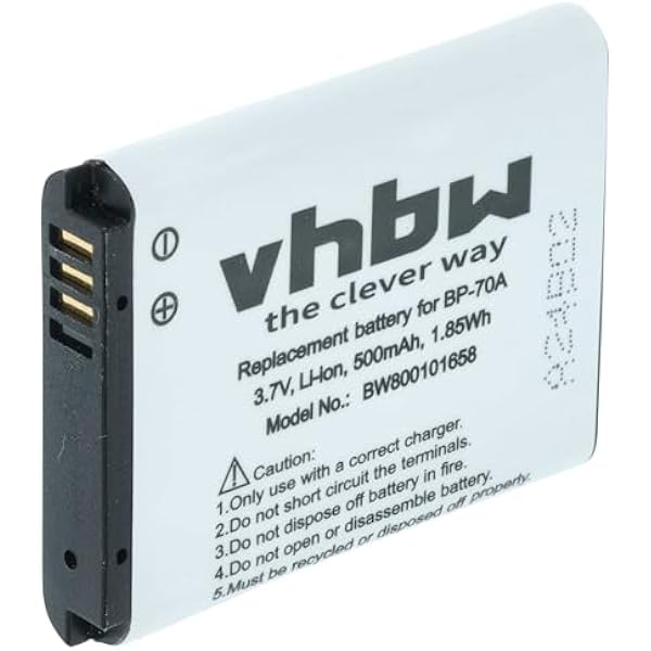 Bateria LI-ION nadaje się do SAMSUNG BP70a, BP-70a