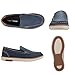 Deer Stags Boys’ Inspire Jr Slip On Youth Dress Moccasin Loafer for School, Uniform, Church and Formal - Navy - 5 Big Kid Medium