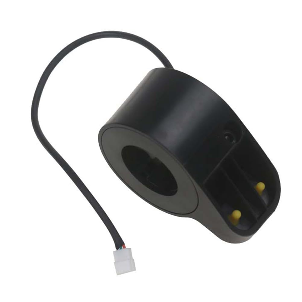 Hoverboard Finger Throttle Accelerator for Segway for ninebot MAX Electric Scooter – ABS Replacement Throttle, 40g, 4.5 x 6.5 x 3 cm, Black/Yellow
