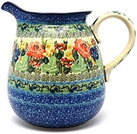 Polish Pottery Pitcher - 2 quart - Unikat Signature U4400