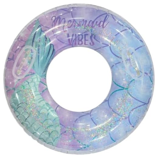 Ymxygz Anillo De Natación Inflable con Forma De Sirena, Flotador De Piscina Inflable Duradero, Círculo De Natación, Tubo De Natación para Bebé, Juguetes De Piscina