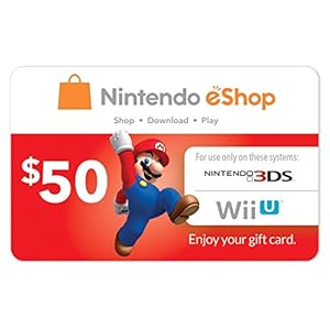 Nintendo Eshop Prepaid Card $50 for 3ds or Wii U by Unknown