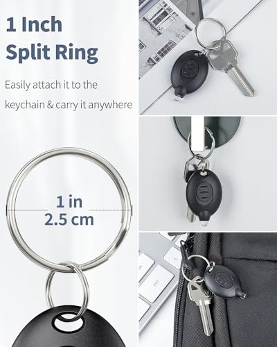 Uniclife UNICLIFE-3050 5 Pack Led Keychain Flashlight Mini Led Keychain Light 12 Lumen Portable Ultra Bright Battery Powered Key Ring Torch thumb #4