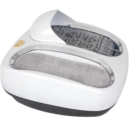 Máquina de limpieza de suela de zapatos: pulido automático con almohadilla absorbente de agua para entradas de alto tráfico