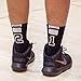 Custom Team Number Crew Socks | Athletic Socks by ChalkTalkSPORTS Black 23 Or 32 Team Number 23 or 32 Team Number