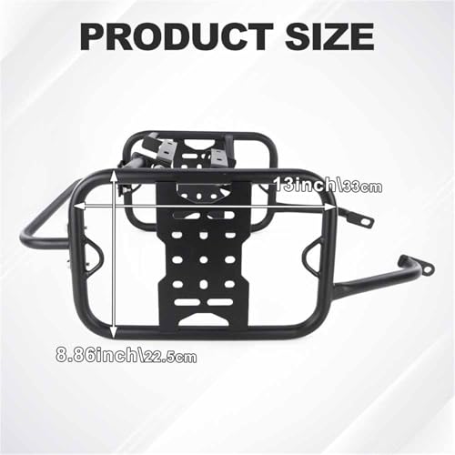 Sacoches de moto pour Ducati Multistrada 1260 support latéral robuste