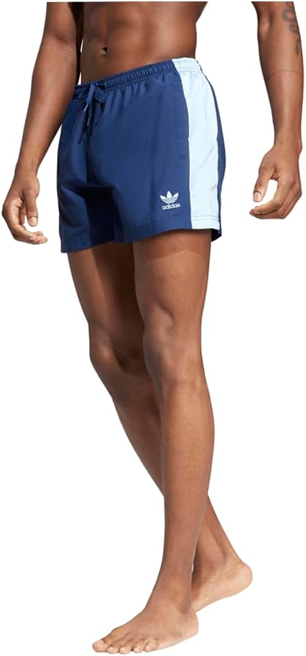 adidas Mens Adicolor 5 Inch Swim Shorts Casual Swimwear Casual - Blue