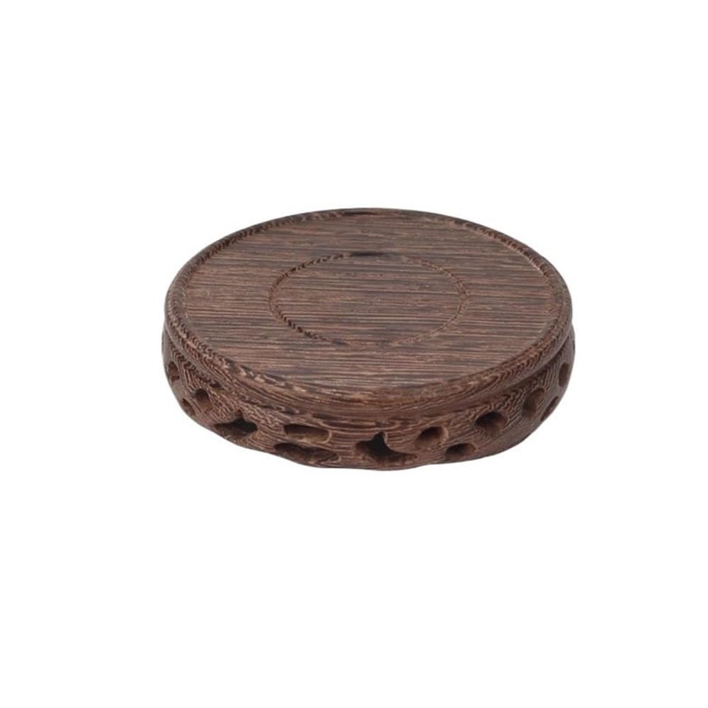 Support pour bonsaï en bois sculpté, piédestal pour vase