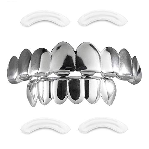 Buy 24K Plated Joker Gold Grillz for Mouth Top Bottom Hip Hop Teeth