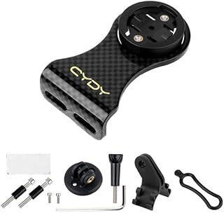 Palumma Bike Computer Mount for Garmin Mount, Carbon Cycle Computer Handle Bar Mount, Extended Out-front Bike Holder for Garmin series Cycling Computer(for Garmin)