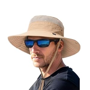 FURTALK Sun Hats for Men Women Fishing Hat UPF 80+ Breathable Wide Brim Hiking Summer UV Protection Bucket Hats