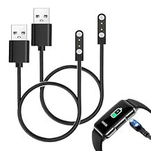 Charger Cables Compatible with Mindrose H80 1.47 Fitness Tracker Watch, 2-Pack