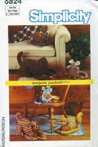 Patron Simplicity 6824 animaux sculptés par Marjorie Puckett