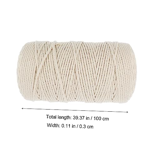 Cordón de algodón para proyectos de decoración del hogar en macramé 7