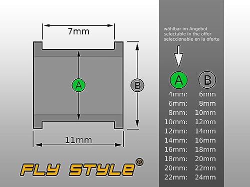 Fly Style 1 Stück Silikon Tunnel Plug Ohr - Flexibel und Bequem Flesh Tunnel - Ohrtunnel Piercing Schmuck, Grösse:12 mm, Farbwahl:weiss