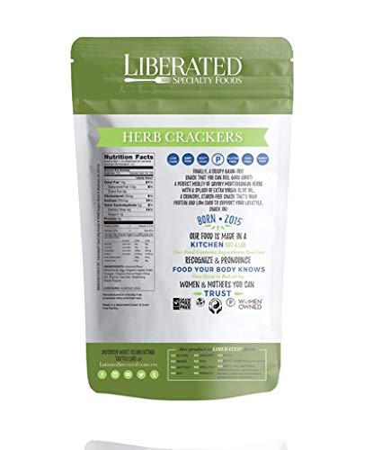 Liberated Herb Crackers, Paleo (Pack of 2)