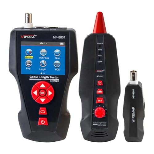 Testeur de câble NF-8601 haute précision pour réseaux RJ45 et POE